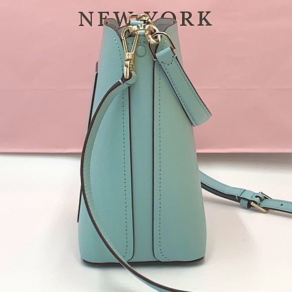 Kate Spade Darcy Small Bucket Crossbody CloudMist - Picture 5 of 16